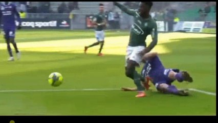 Beric Penalty Goal - Saint Etienne vs Toulouse 1-0 14.01.2017 (HD)
