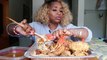 Seafood Boil ⚠ Warning/Smacking/Messiness/Fried Lobster Atlanta Special /Crab Legs / Fried Shrimp