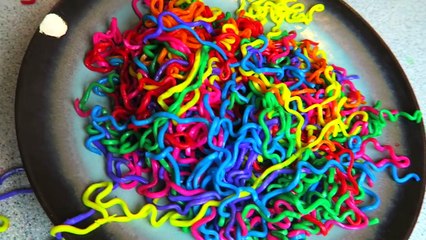 CRAZY RAMEN DIYs! Rainbow Ramen Noodles DIY! Edible Ramen Slime!