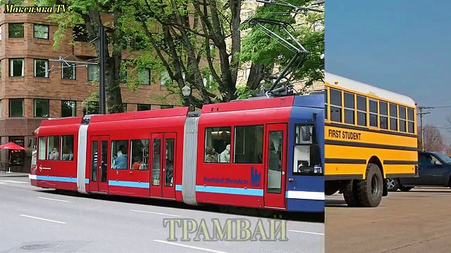 Транспорт и спецтехника, развивающий мультфильм, изучаем транспорт звуки автомобилей