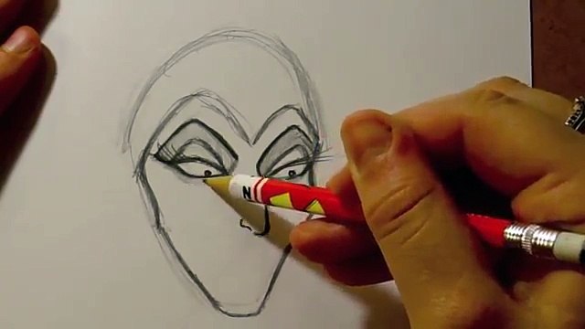 How to Draw MALEFICENT from Disneys Sleeping Beauty - @DramaticParrot