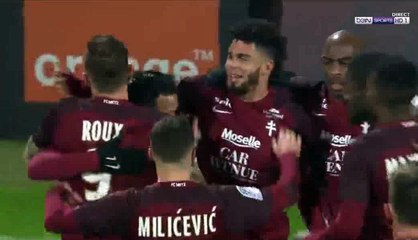 Mathieu Dossev Goal - Metz 2-0 St Etienne 17-01-2018