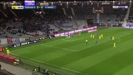 Rene Krhin  Goal HD - Toulouse	0-1	Nantes 17.01.2018