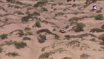 Dakar 2018 : La moto de Walkner et la Peugeot de Peterhansel mélangées sur l'étape du jour