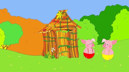 Три поросенка и серый волк. Сказка для самых маленьких