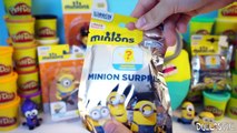 Minions Play Doh Surprise Egg with Disney Frozen, Marvel, Skylanders, Care Bears - Despicable Me