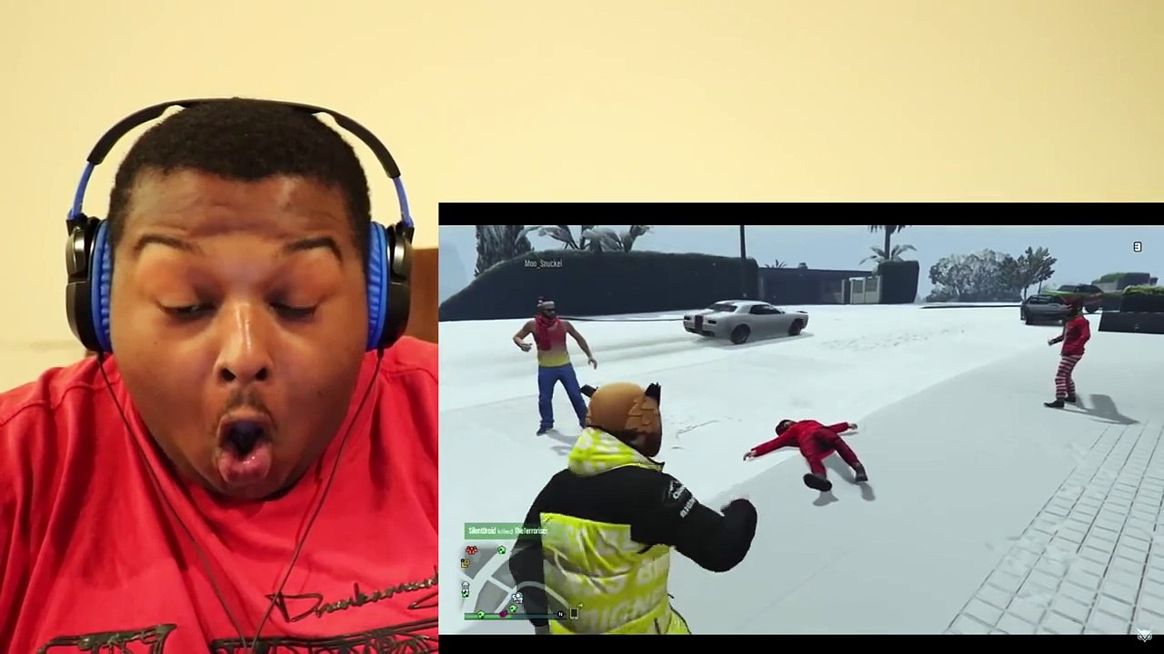 Reion to VanossGaming: GTA 5 Online Funny Moments - EPIC Snowball Fights!