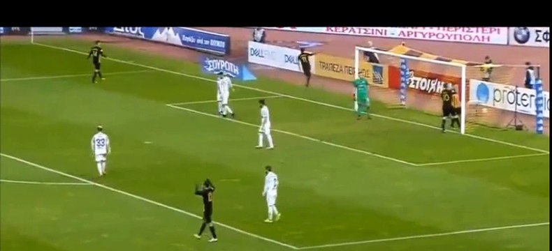 Το Δεύτερο γκολ του Αραούχο - ΑΕΚ 3-1 ΠΑΣ Γιάννινα 14.01.2018 (HD)