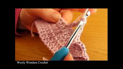 How to crochet a pretty shell stitch purse / bag