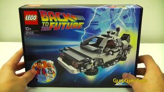 LEGO Back To The Future Cuusoo #004 Review : LEGO 21103 Unboxing & building Delorean Time Machine