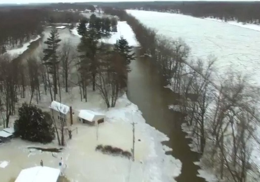 Ice Jam Triggers Widespread Flooding Along Vermont's Missisquoi River