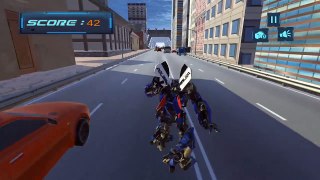 Futuristic Police Robot Runner - Android GamePlay FHD