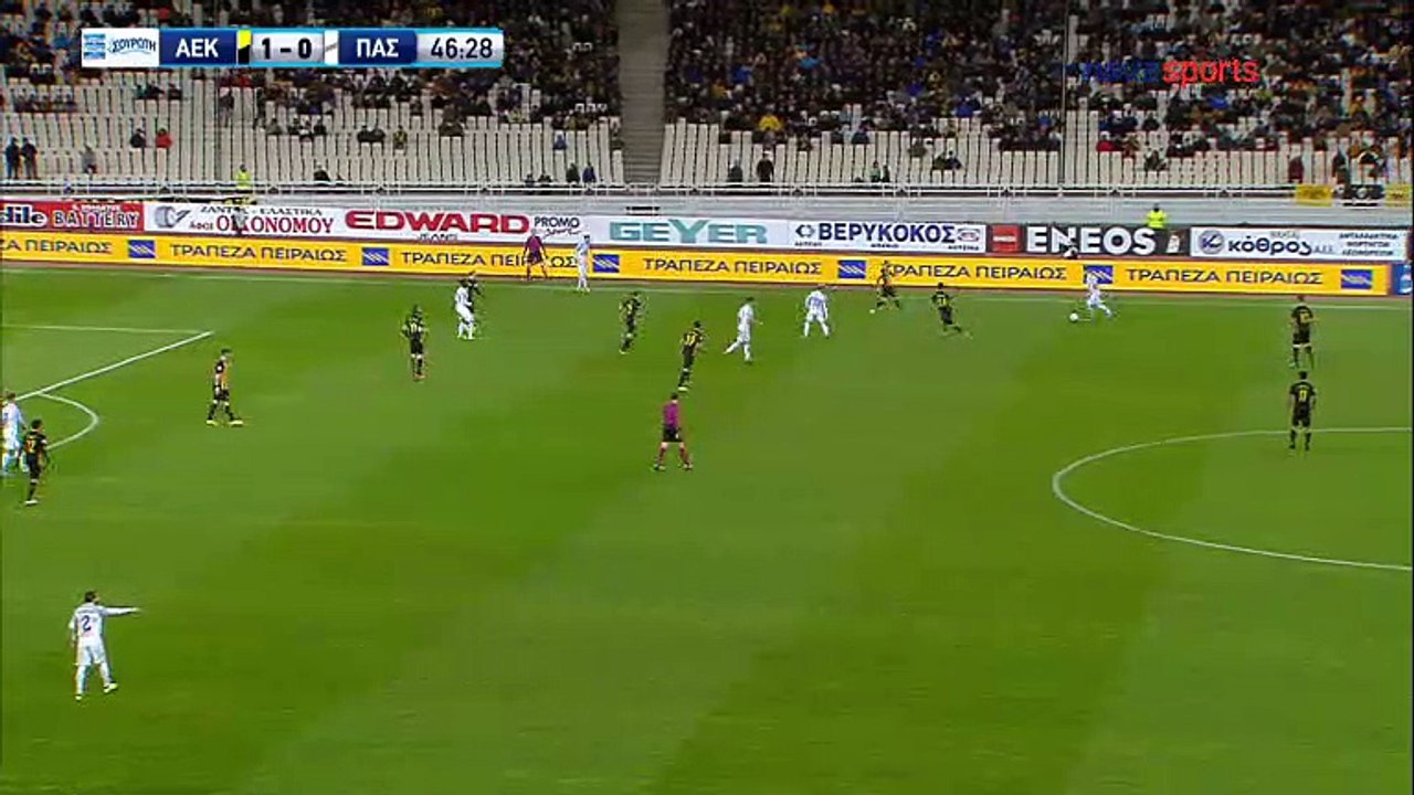 1-1 Iraklis Garoufalias AMAZING Goal - AEK Athens FC 1-1 PAS Giannina - 14.01.2018