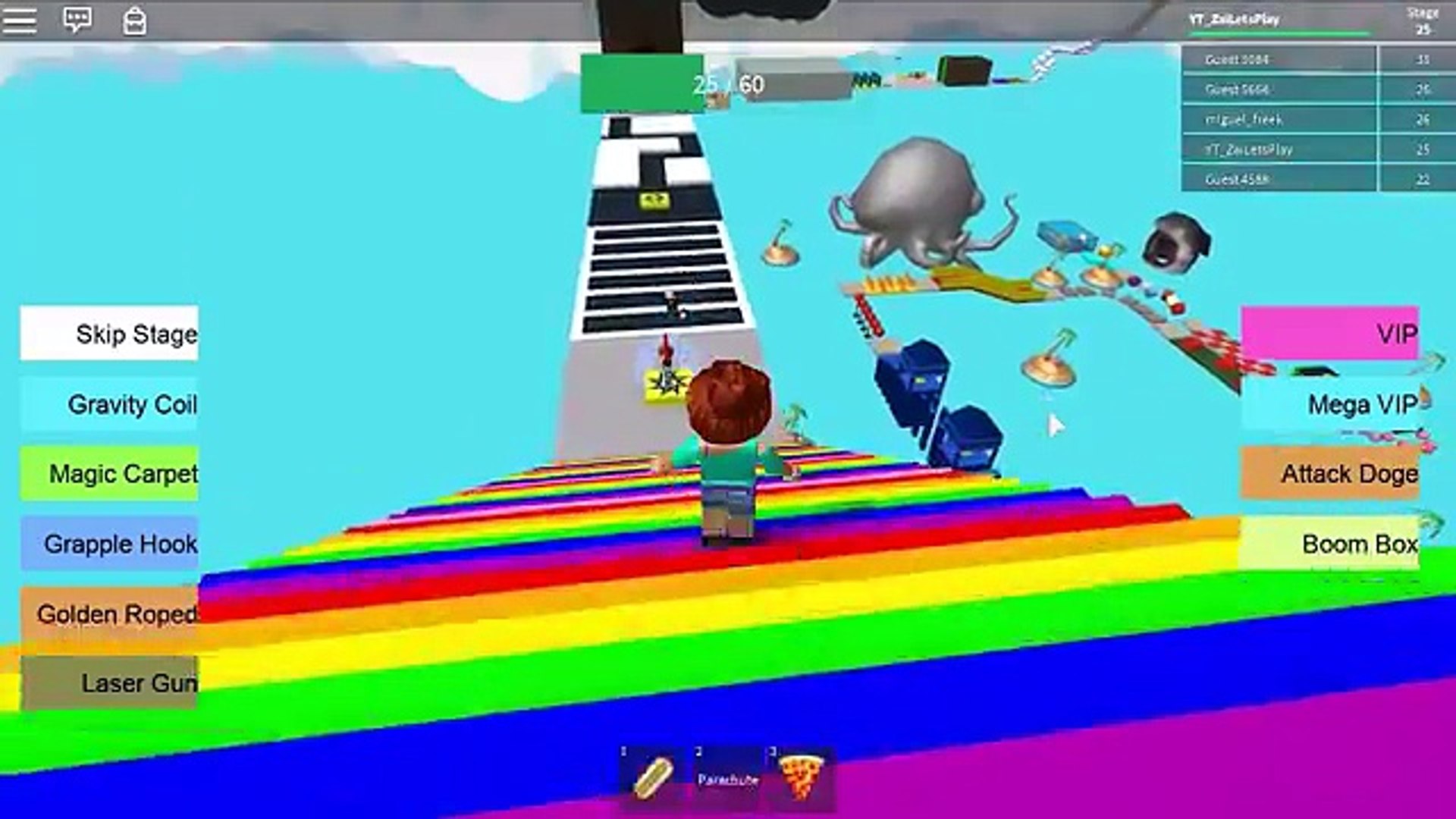 Wipeout Obby Roblox Video Dailymotion - escape the evil teacher obby not finished roblox