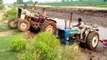 Tror Pulling through canal mud in Punjab