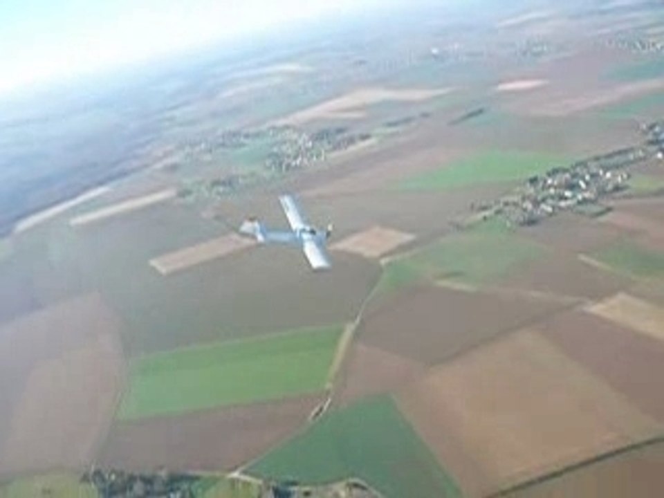 Suivre un paramoteur en Souricette