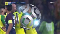 Diego Bizarre Second Yellow Card For Putting Referee To The Ground vs PSG!