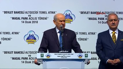 Osmaniye-Mhp Lideri Bahçeli Temel Atma Töreni Açılışında Konuştu