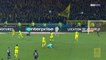 Referee kicks out at player in PSG game