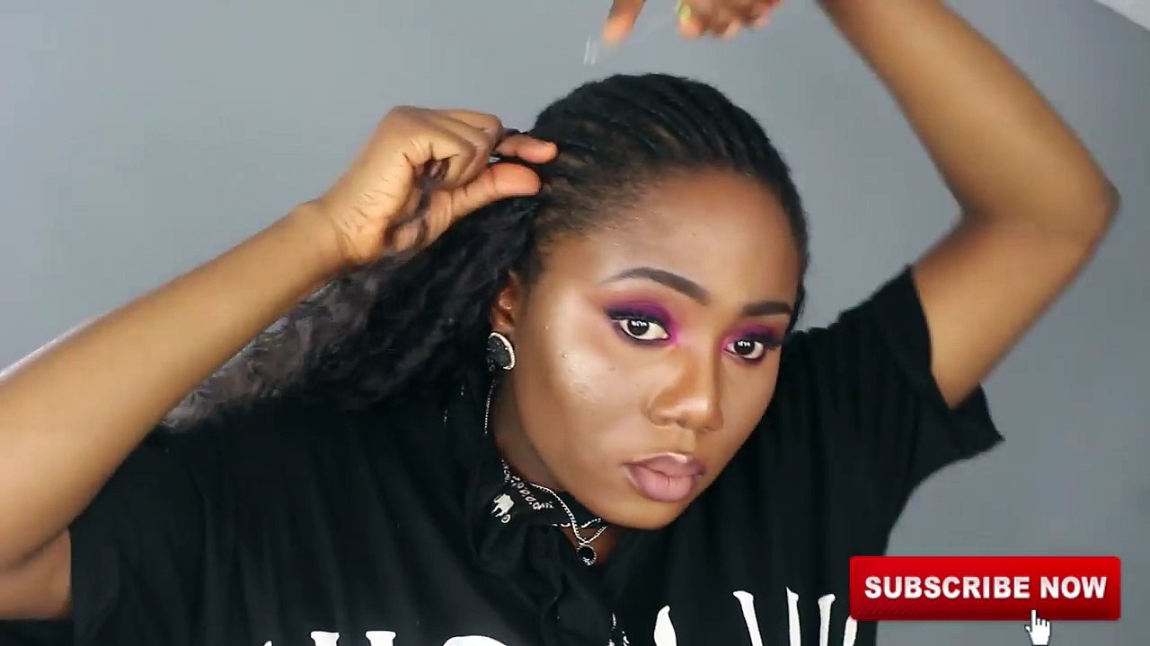 How To Do Crochet Braids For Beginners || FreeTress Deep Twist + Blooper