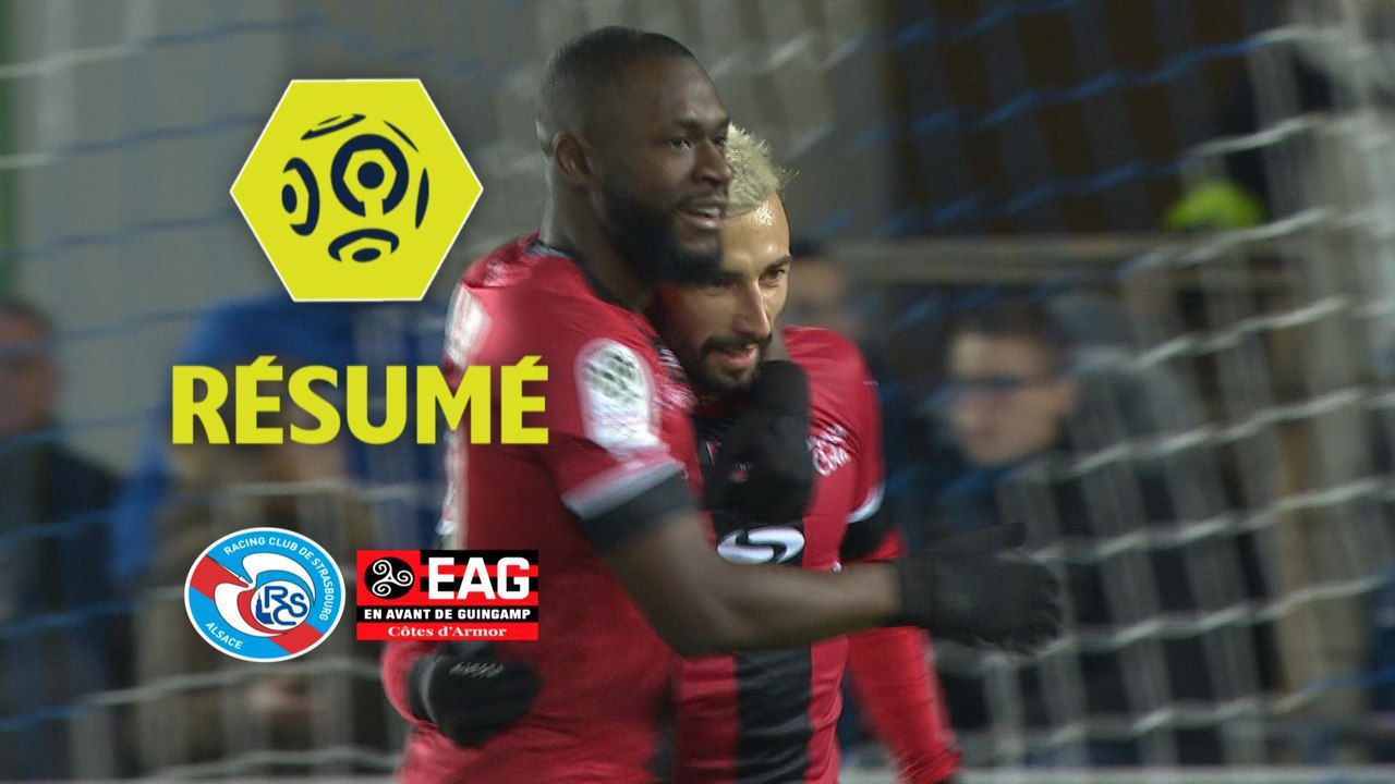 RC Strasbourg Alsace - EA Guingamp (0-2)  - Résumé - (RCSA-EAG) / 2017-18