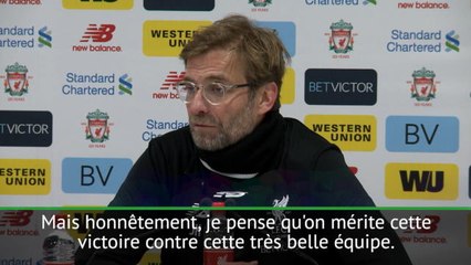 Klopp : "Une victoire méritée"