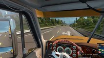 Euro Truck Simulator 2: Freightliner Coronado   American Flatbed Trailers