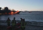 Casino Boat Shuttle Catches Fire Off Port Richey, Florida