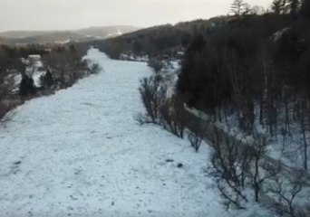 Ice Jam Triggers Flooding in Vermont's Winooski River