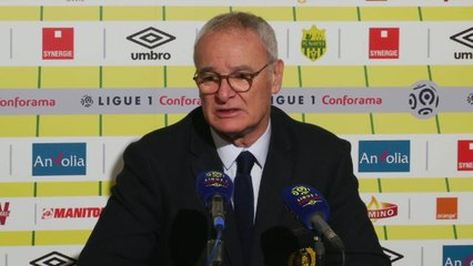 FOOTBALL: Ligue 1: 20e j. - Ranieri : "Arriver en Coupe d'Europe"
