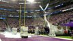 Minnesota Vikings run out to loud cheers before Divisional Round game at home