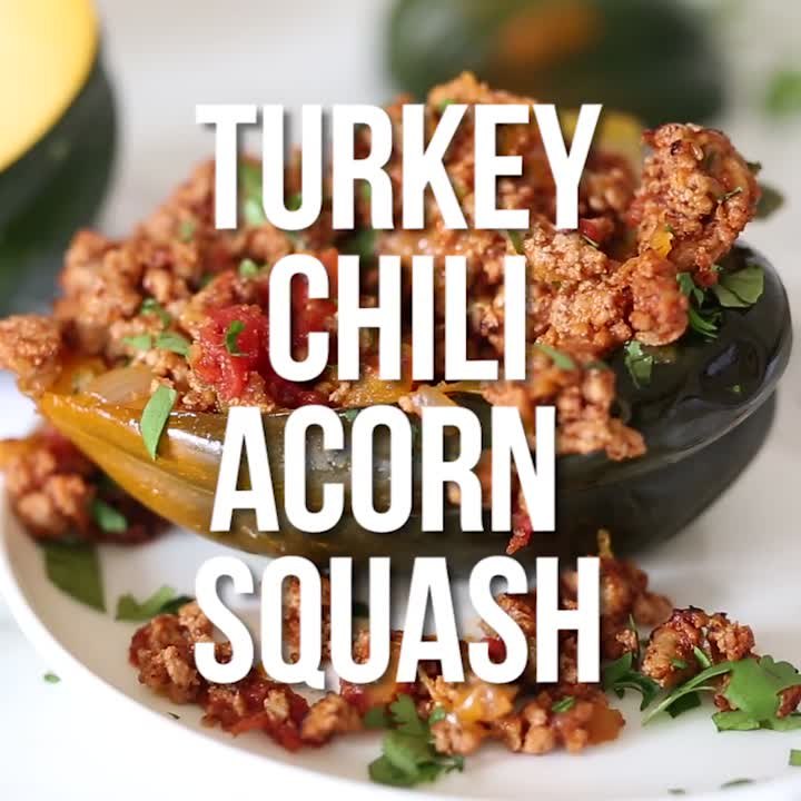 Turkey Chili Stuffed Acorn Squash video Dailymotion