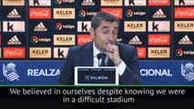 Valverde delighted by Barca self-belief in comeback win