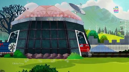 Car Garage | Good To Evil Transformation | Learn Scary Air Vehicles for Kids | Police Car Video