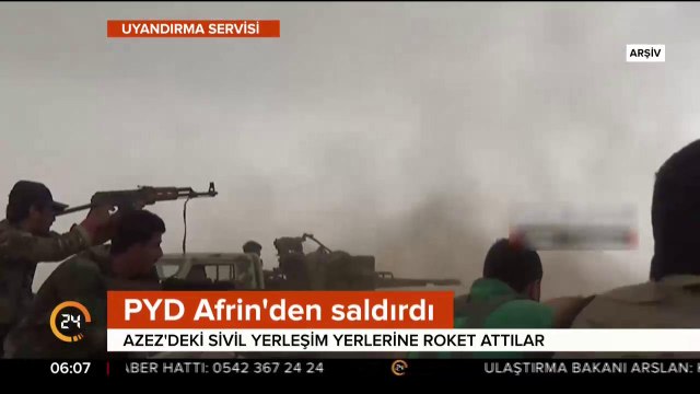 PYD Afrin'den saldırdı