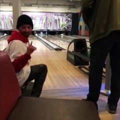 Funny Videos - His head is actually half bowling ball....