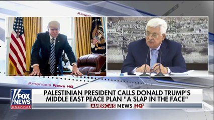 Palestinian president calls Trump's plan a slap in the face