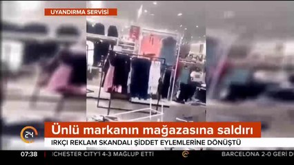 Ünlü markanın mağazasına saldırı