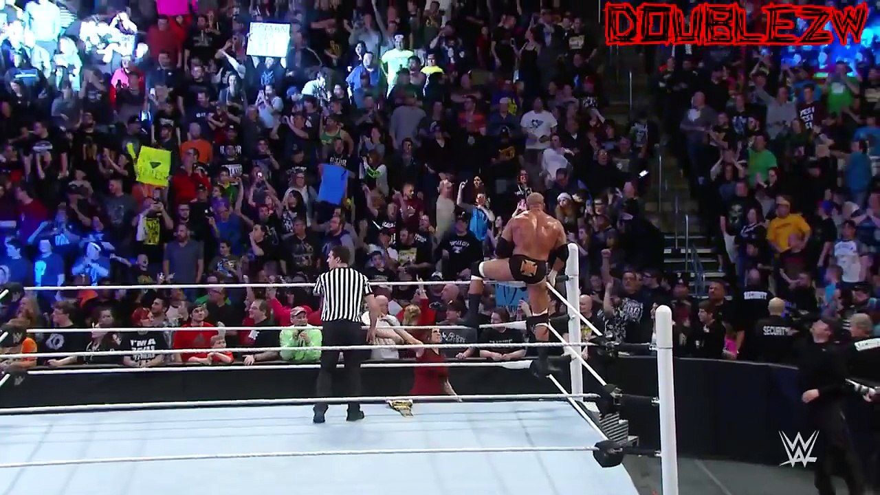 Roman Reigns Attacks Triple H - 3-14-2016 Raw