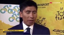 Nairo Quintana en la presentación Tour Francia 2