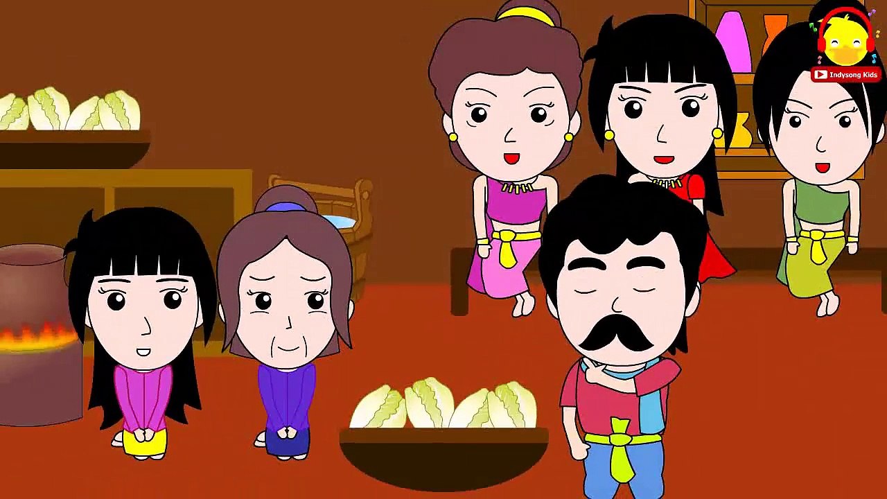 การ์ตูนนิทานพื้นบ้าน ปลาบู่ทอง เต็มเรื่อง Thai gold fish tales | นิทานก่อนนอน Indysong Kids