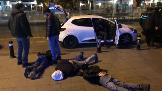 Narkotik polisinden zehir tacirlerine restoranda nefes kesen baskın