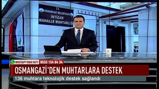 Osmangazi'den muhtarlara destek