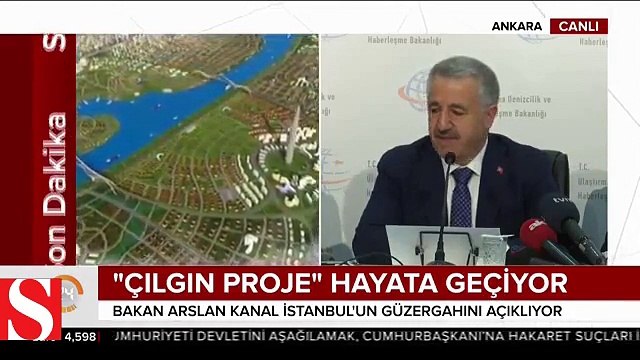 'Marmara tarafındaki üç tane geçişi Küçükçekmece Gölü�nün altından geçirmeyi planlıyoruz'