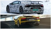 [WATCHING] Lamborghini Aventador S vs  2018 Huracan Performante Prototype Sound Compari