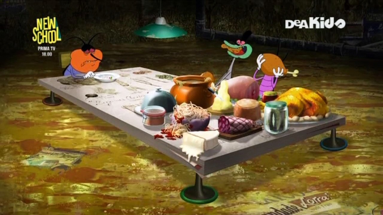 Oggy e i maledetti scarafaggi - 4°stagione ep 2 - la dieta di dee dee - oggy geloso - buon compleanno, joey