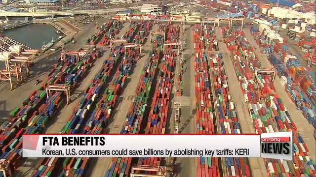 Korean, U.S. consumers could save billions by abolishing key tariffs: KERI