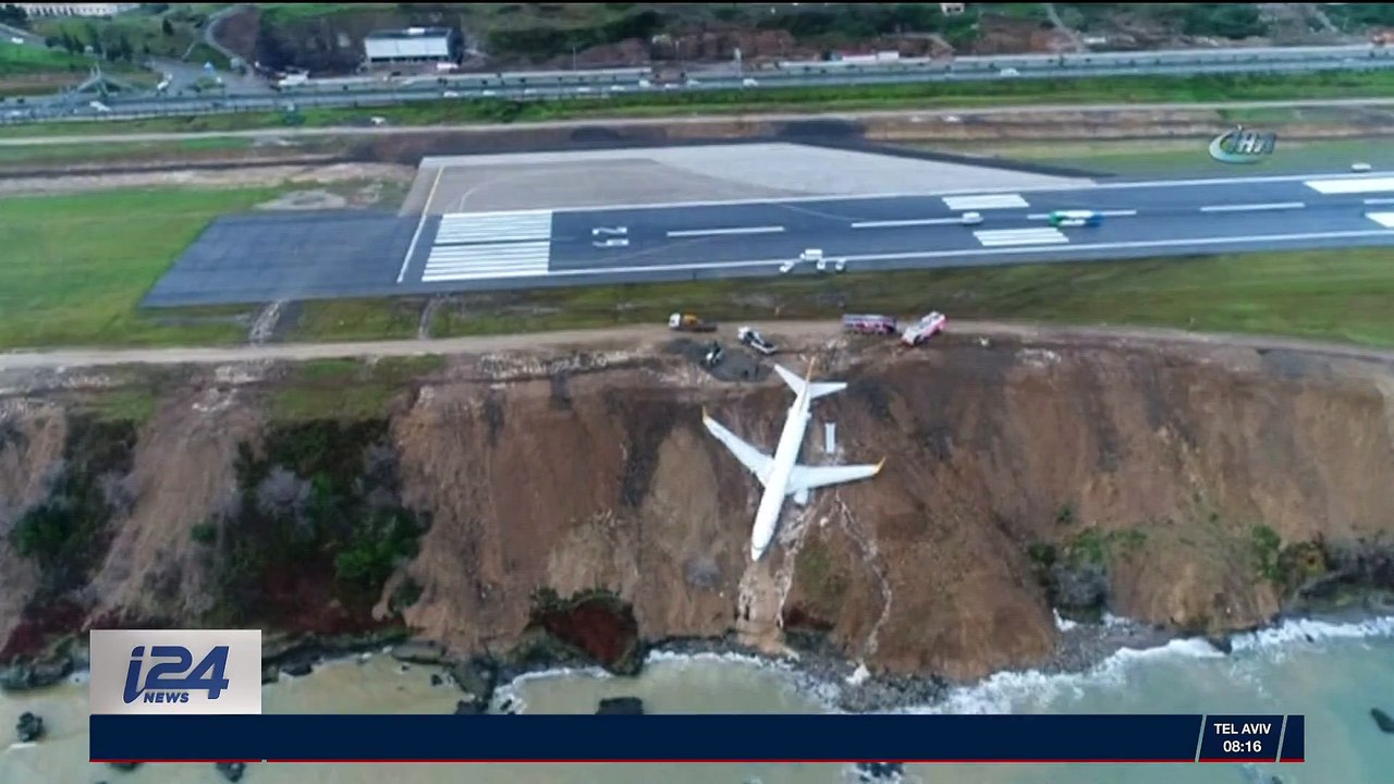Un avion de Pegasus Airlines a fait une sortie de piste spectaculaire