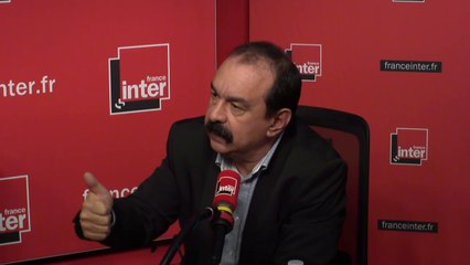 Philippe Martinez : "Il y aurait les bons et les mauvais réfugiés? Cette politique de tri sélectif, c'est scandaleux"