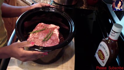 Slow Cooker Shredded BBQ Beef | Easy Pulled Beef Recipe| Episode 66